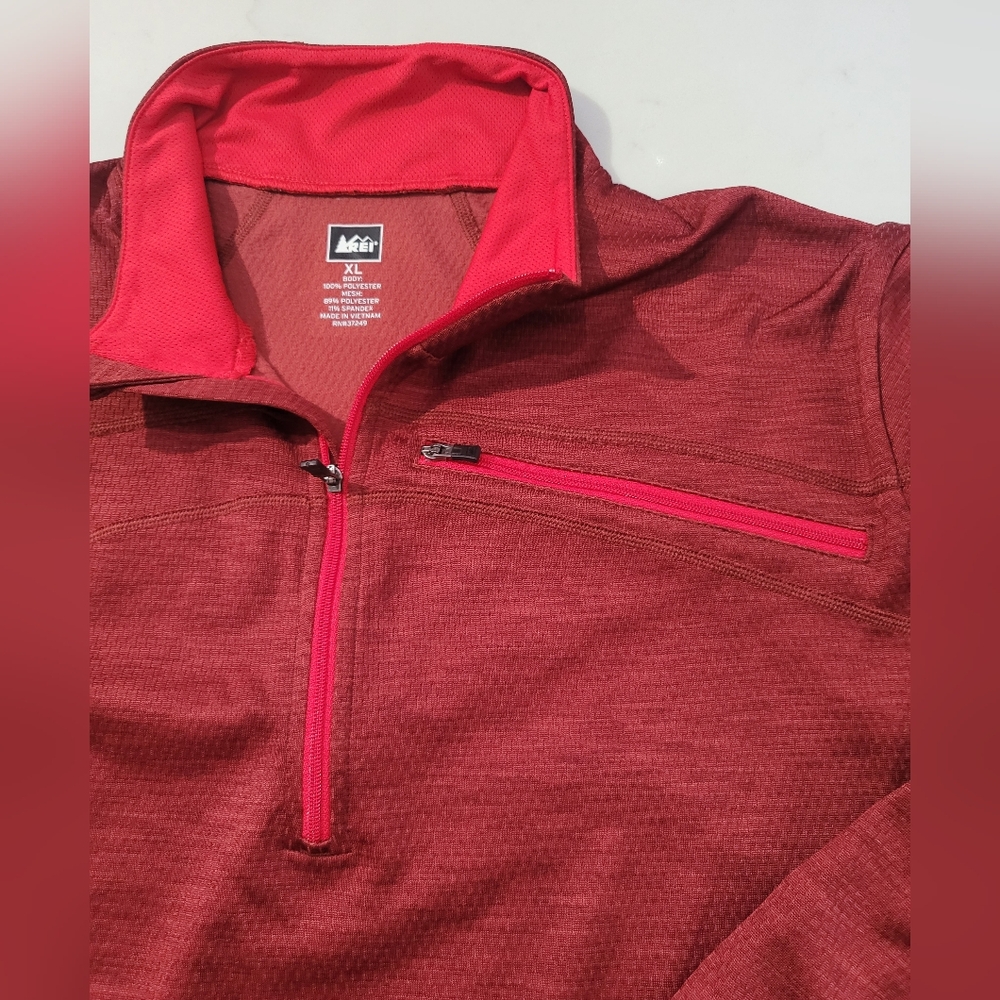 REI Red Performance Ziptop - Picture 3 of 10